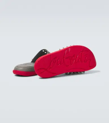 Christian Louboutin Take It Easy perforated spiked slides | Thumbnail 4