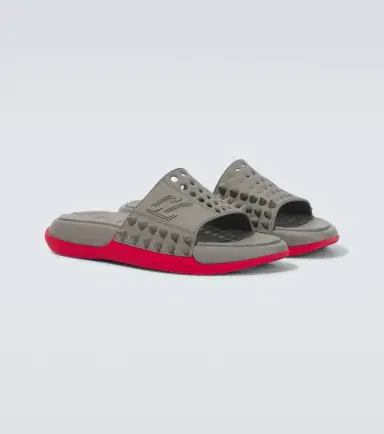 Christian Louboutin Take It Easy perforated spiked slides | Thumbnail 5
