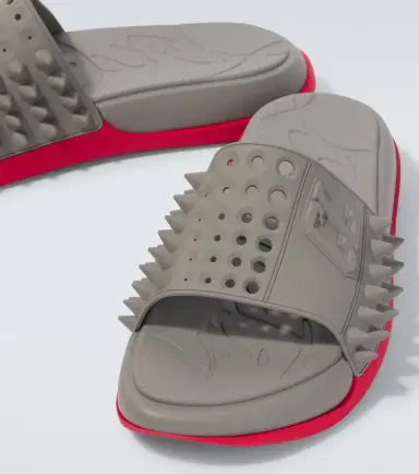 Christian Louboutin Take It Easy perforated spiked slides | Thumbnail 6