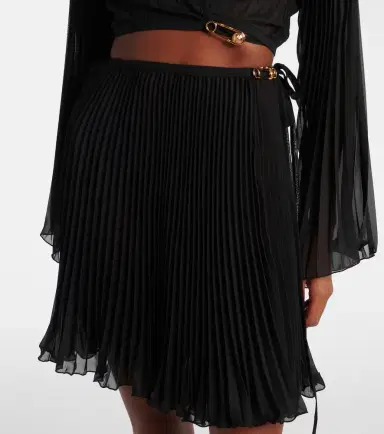 Versace Safety Pin pleated beach cover-up | Thumbnail 2