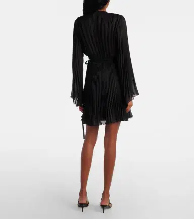 Versace Safety Pin pleated beach cover-up | Thumbnail 4