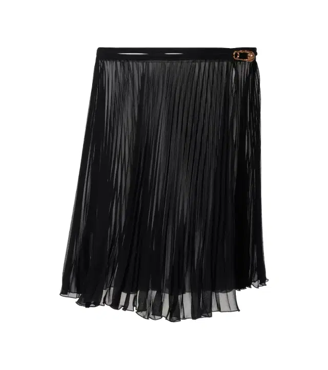Versace Safety Pin pleated beach cover-up