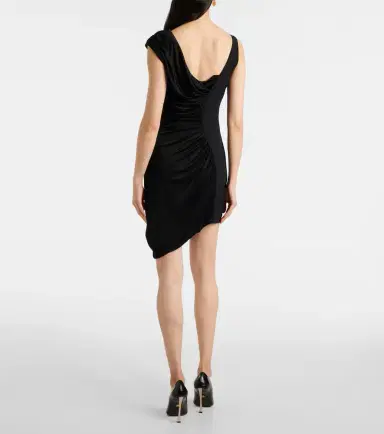 Versace Medusa '95 draped jersey minidress | Thumbnail 5