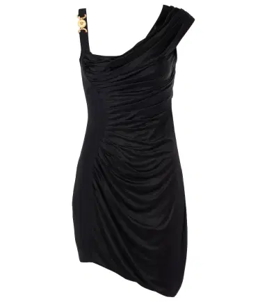 Versace Medusa '95 draped jersey minidress | Thumbnail 1