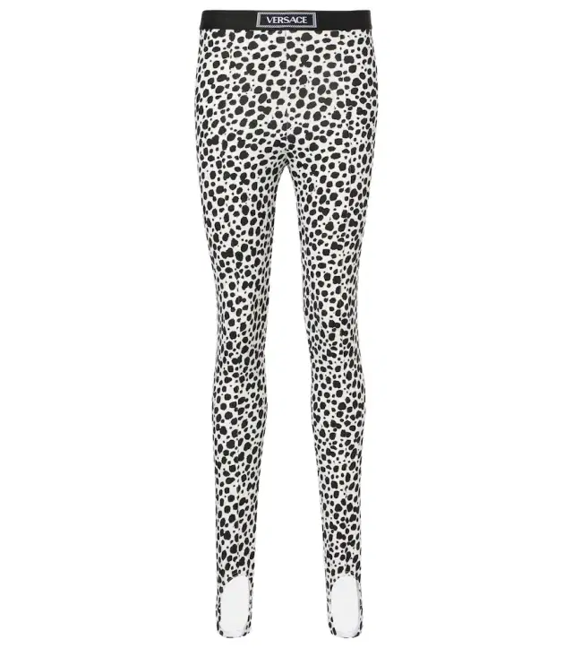 Versace Leopard-print leggings