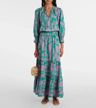 Heidi Klein Santa Rosa paisley cotton-blend maxi dress | Thumbnail 5