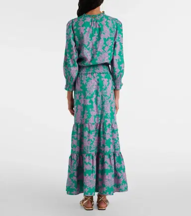 Heidi Klein Santa Rosa paisley cotton-blend maxi dress | Thumbnail 6