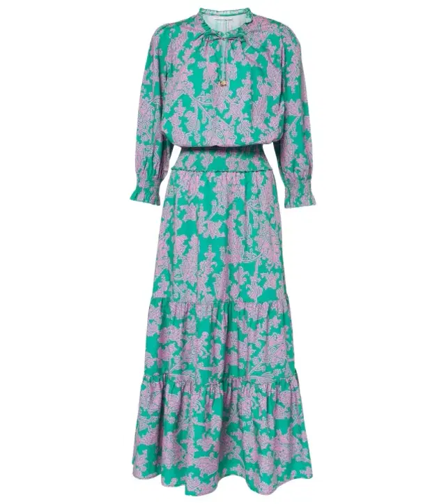 Heidi Klein Santa Rosa paisley cotton-blend maxi dress