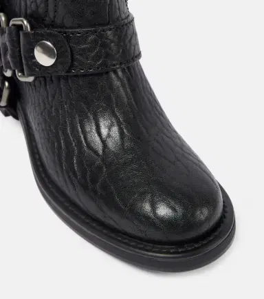 Miu Miu Leather biker boots | Thumbnail 3