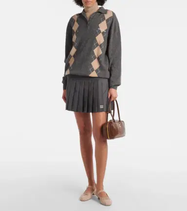 Miu Miu Mj leather ballet flats | Thumbnail 5