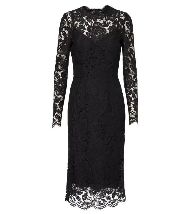 Dolce & Gabbana DG lace midi dress