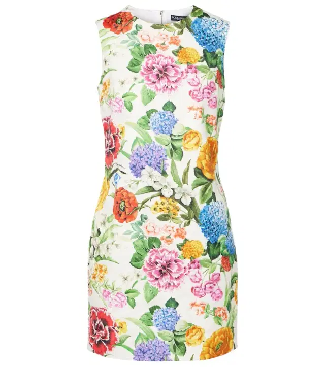 Dolce & Gabbana Floral cotton minidress