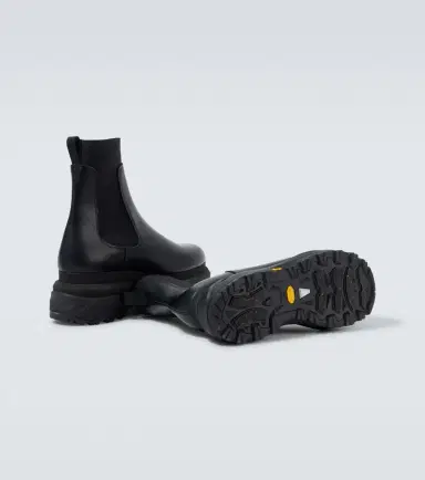 Sacai Leather Chelsea boots | Thumbnail 3