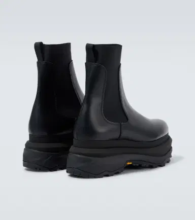 Sacai Leather Chelsea boots | Thumbnail 5