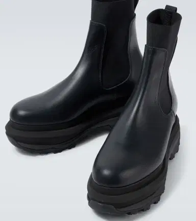 Sacai Leather Chelsea boots | Thumbnail 6