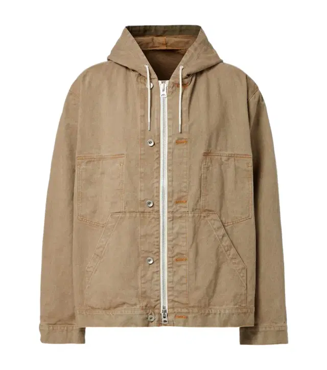 Sacai Hooded denim jacket