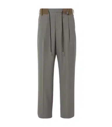 Sacai Mid-rise wide-leg pants | Thumbnail 1