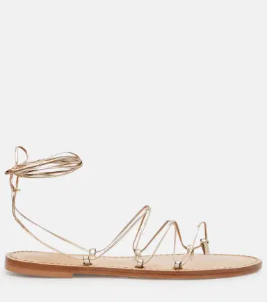 AMANU Serengetti metallic leather sandals | Thumbnail 4 AMANU Serengetti metallic leather sandals | Thumbnail 4