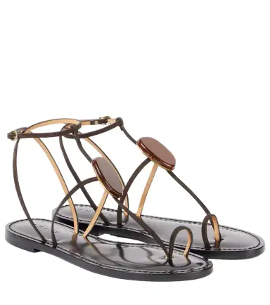 AMANU Cairo embellished leather sandals | Thumbnail 1 AMANU Cairo embellished leather sandals | Thumbnail 1