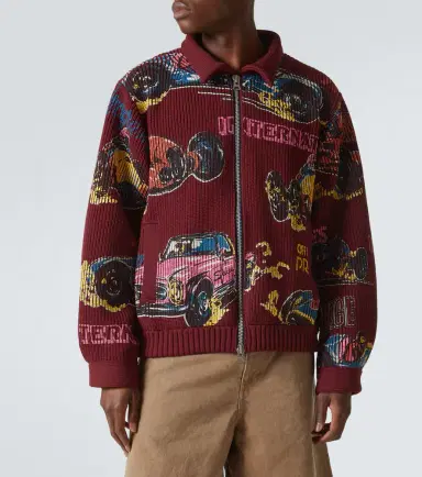 Sacai Car Race zip-up sweater | Thumbnail 2 Sacai Car Race zip-up sweater | Thumbnail 2