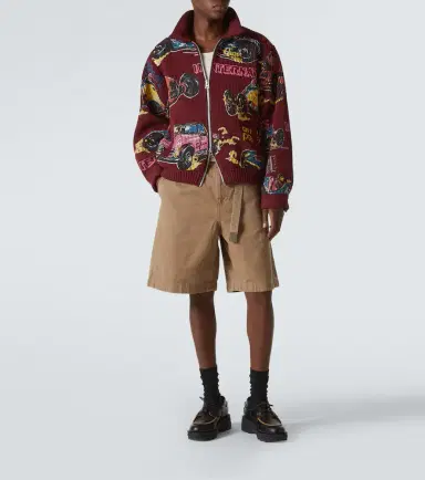 Sacai Car Race zip-up sweater | Thumbnail 5 Sacai Car Race zip-up sweater | Thumbnail 5