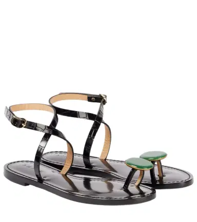 AMANU Kigali embeliished leather sandals | Thumbnail 1 AMANU Kigali embeliished leather sandals | Thumbnail 1
