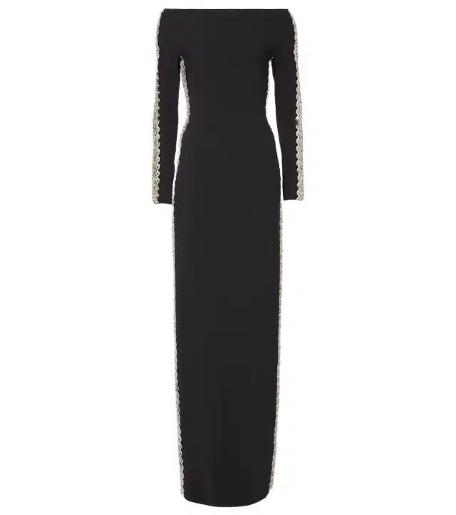 Jenny Packham Charisma embellished crêpe gown