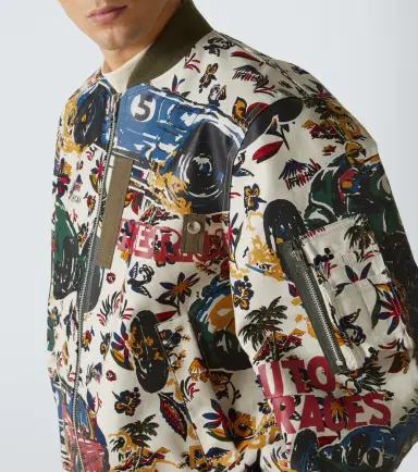 Sacai Printed cotton bomber jacket | Thumbnail 6 Sacai Printed cotton bomber jacket | Thumbnail 6