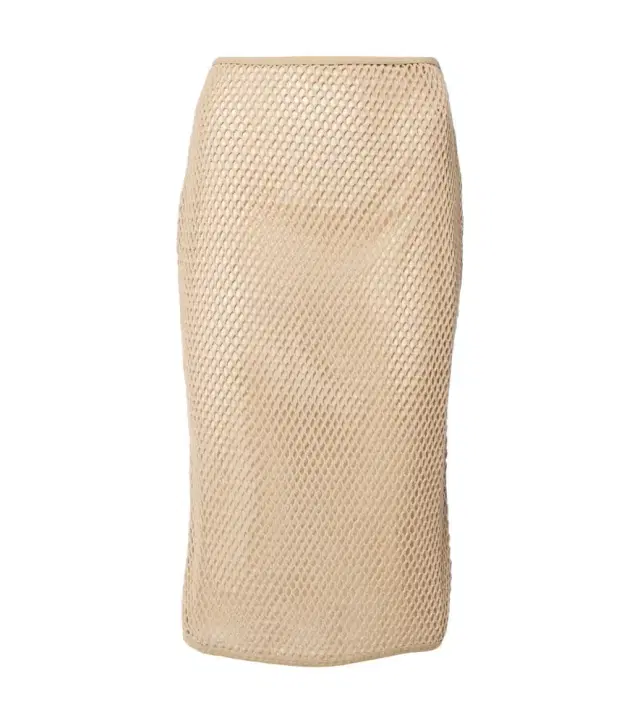 Crochet midi skirt