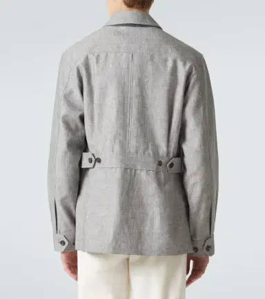 dunhill Linen field jacket | Thumbnail 4