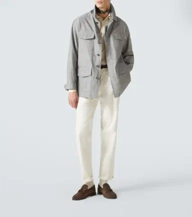 dunhill Linen field jacket | Thumbnail 5