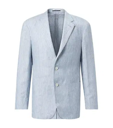 dunhill Striped linen-blend blazer | Thumbnail 1