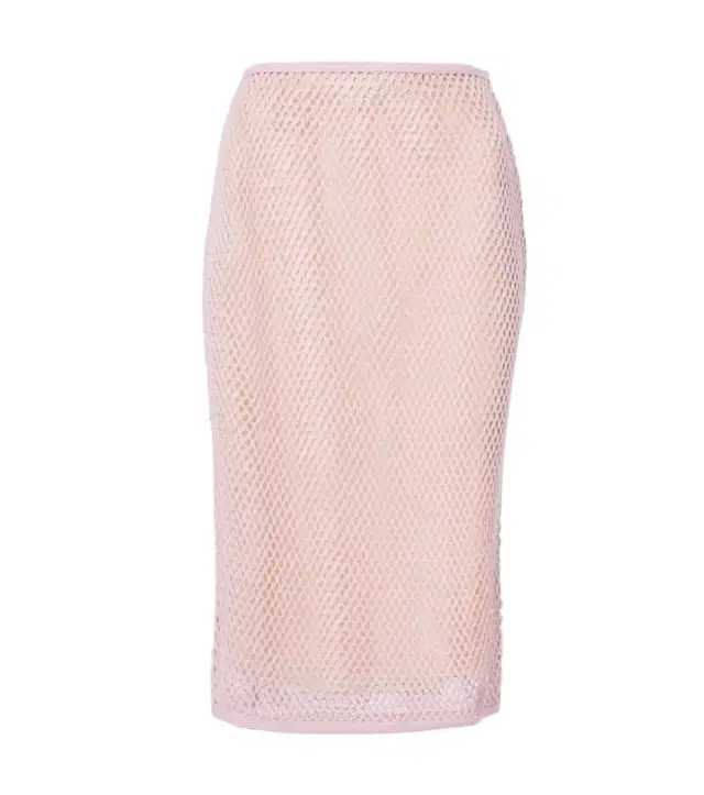 Crochet midi skirt
