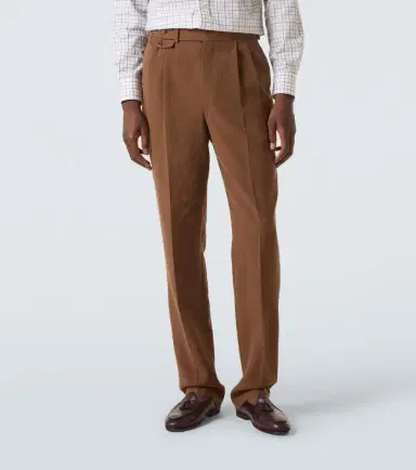 dunhill Linen tapered pants | Thumbnail 3 dunhill Linen tapered pants | Thumbnail 3