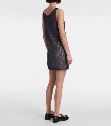 Prada Cotton mesh minidress | Thumbnail 5