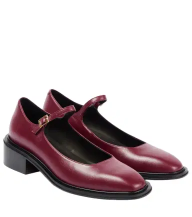 Souliers Martinez Penelope leather ballet flats | Thumbnail 1 Souliers Martinez Penelope leather ballet flats | Thumbnail 1