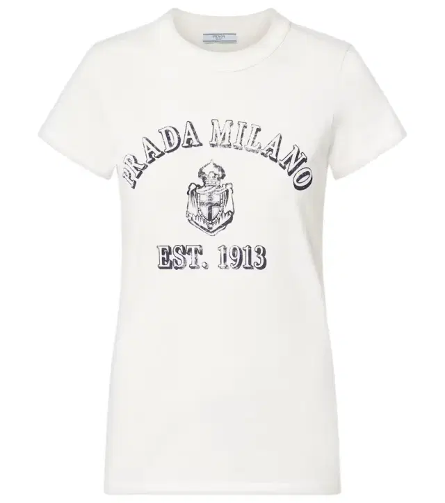 Printed cotton jersey T-shirt