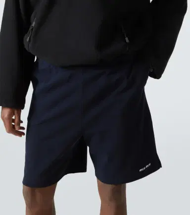 Miu Miu Jersey cotton Bermuda shorts | Thumbnail 5