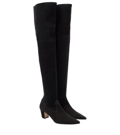 Manolo Blahnik Lupasca 55 suede over-the-knee boots | Thumbnail 1