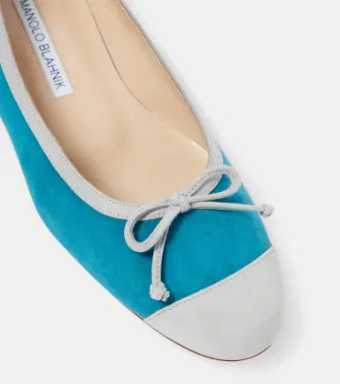 Manolo Blahnik Capbal suede ballet flats | Thumbnail 3