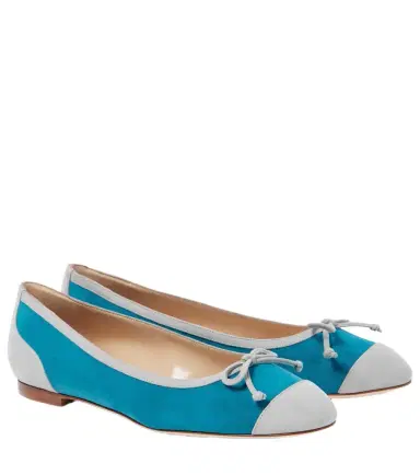 Manolo Blahnik Capbal suede ballet flats | Thumbnail 1