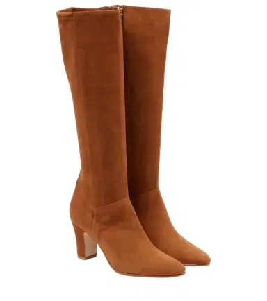 Manolo Blahnik Pitana suede knee-high boots | Thumbnail 1