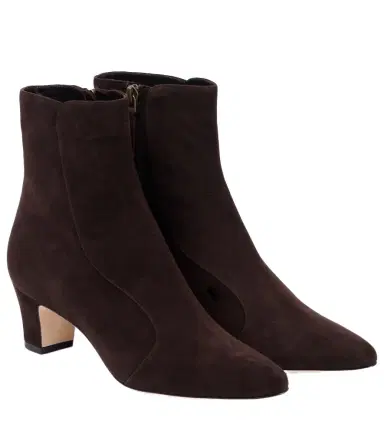 Manolo Blahnik Myconia 50 suede ankle boots | Thumbnail 1 Manolo Blahnik Myconia 50 suede ankle boots | Thumbnail 1
