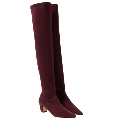 Manolo Blahnik Lupasca suede over-the-knee boots | Thumbnail 1