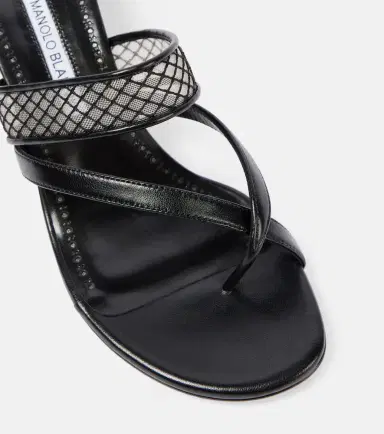 Manolo Blahnik Sulna 50 leather mules | Thumbnail 4