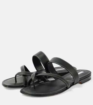 Manolo Blahnik Susacru leather thong sandals | Thumbnail 4