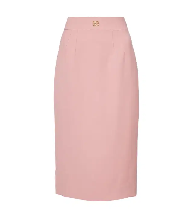Dolce & Gabbana DG virgin wool pencil skirt