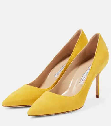 Manolo Blahnik BB 90 suede pumps | Thumbnail 3
