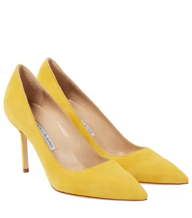 Manolo Blahnik BB 90 suede pumps | Thumbnail 1