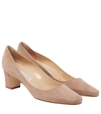 Manolo Blahnik Okkatopla suede pumps | Thumbnail 1